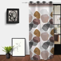 Voilage à œillets Modern 135x250 Cm