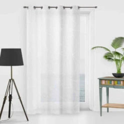 Voilage à œillets Natacha Blanc