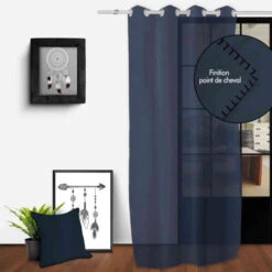 Voilage à œillets Spirit 135x250 Cm -Lematelas Soldes Boutique voile spirit marine 1
