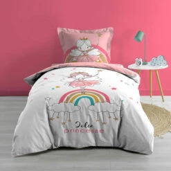 Parure De Lit Enfant Arc En Ciel 140x200