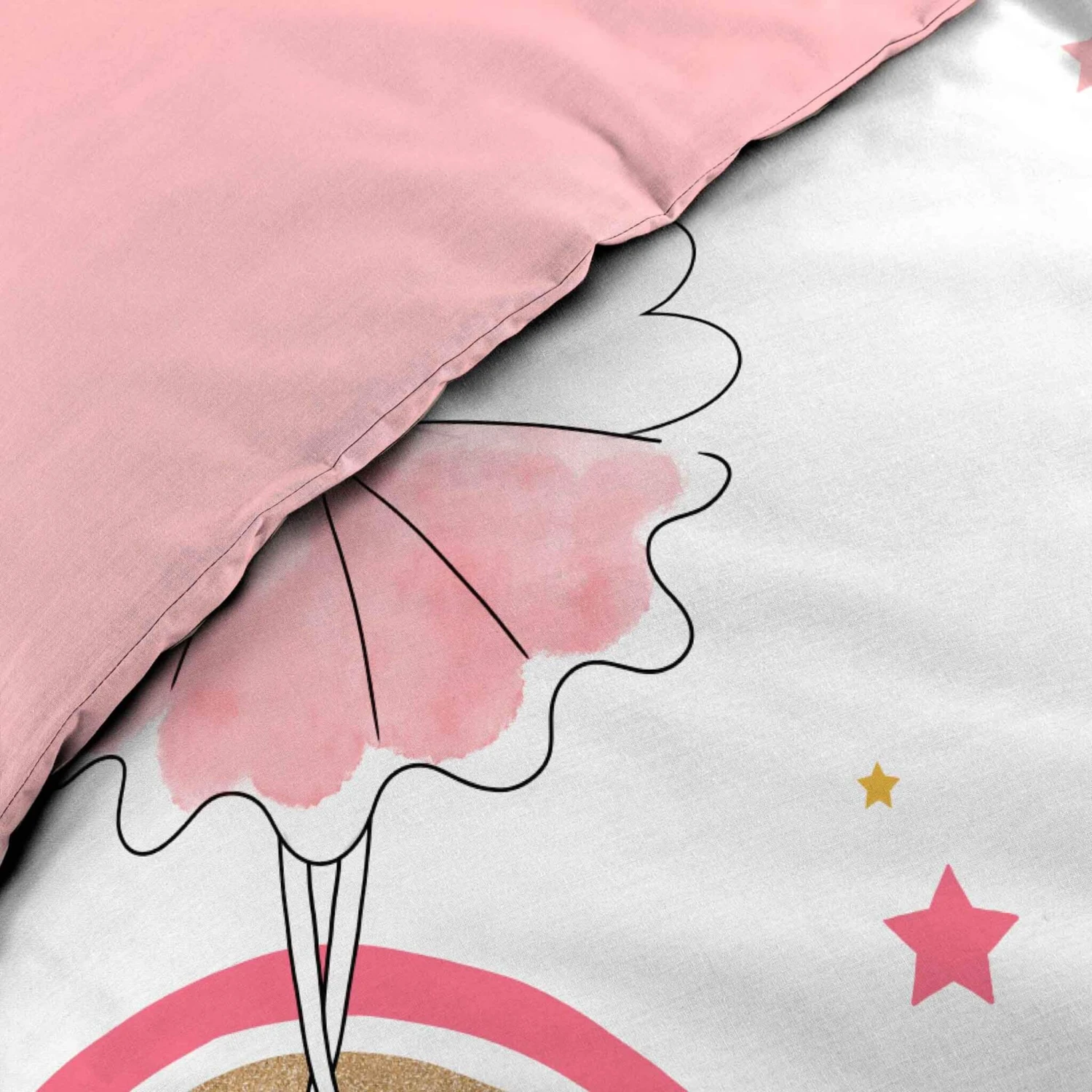 Parure De Lit Enfant Arc En Ciel 140x200 2 Parure De Lit Enfant Arc En Ciel 140x200 – Image 2