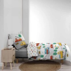 Parure De Lit Enfant Voiture 140x200 -Lematelas Soldes Boutique w14l3c14020001867 4 profil